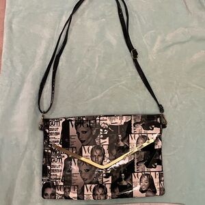 Vogue Cover Crossbody or Shoulder Purse /strap. Magazine clutch or carry purse